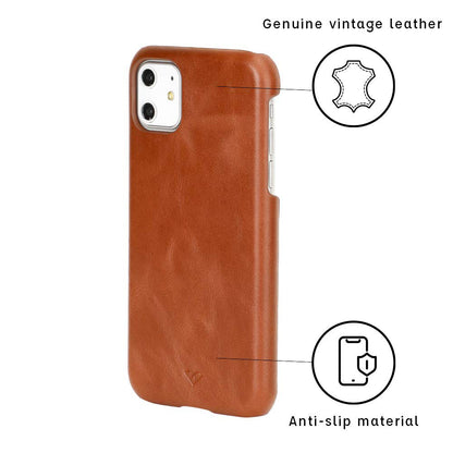 Vintage Leather Case: iPhone 11 Series
