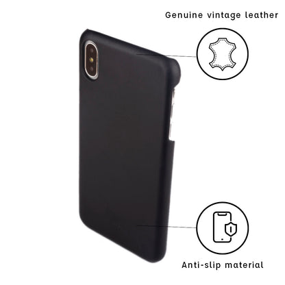 Modern Leather Case: iPhone Xs Max